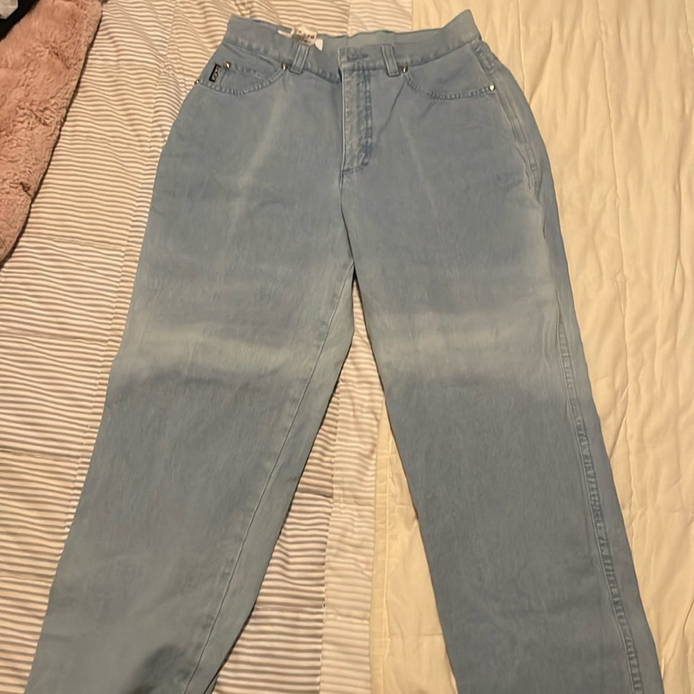 Escada Margaretha Ley High Rise Blue Jean